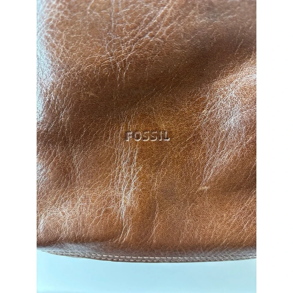 Fossil Maya Hobo Bag, Brown Leather Hobo Purse